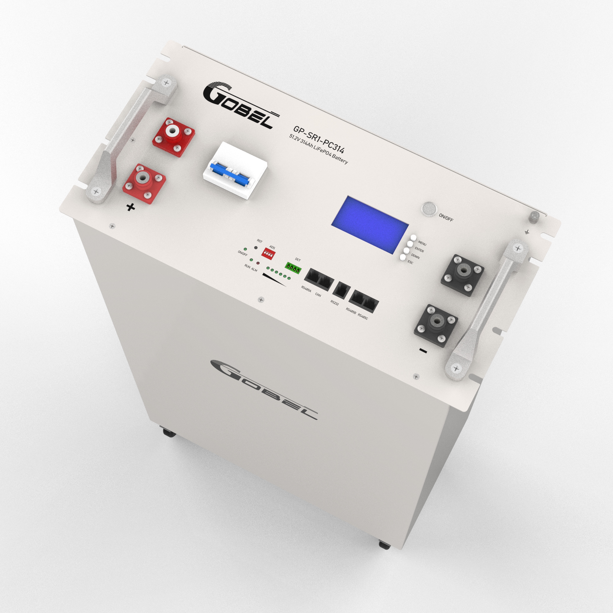 Gobel PowerFable 16 Pro 16kWh Server Rack Battery - 51.2V 314Ah LiFePO4 ESS with EVE Grade-A Cells, 200A Smart BMS & 2.0A Active Balancer