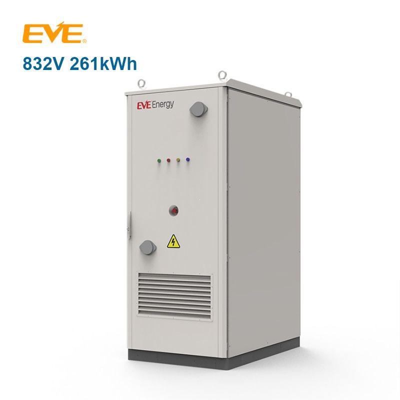 EVE 832V 261kWh 125kW Liquid Cooling Commercial & Industrial BESS | All-in-One Energy Storage System